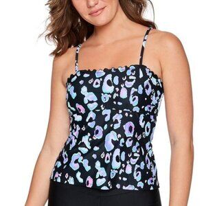 2/$40🛍Salt + Cove Juniors' Ruffled Tankini Top